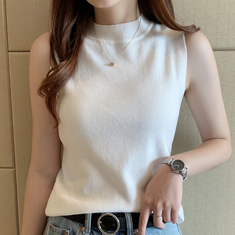 

Summer Short Sleeve Knitted Blouse Women Fashion Casual T Shirt Woman Elegant Blouses Slim Solid Vest Tops Blusas Mujer 13941