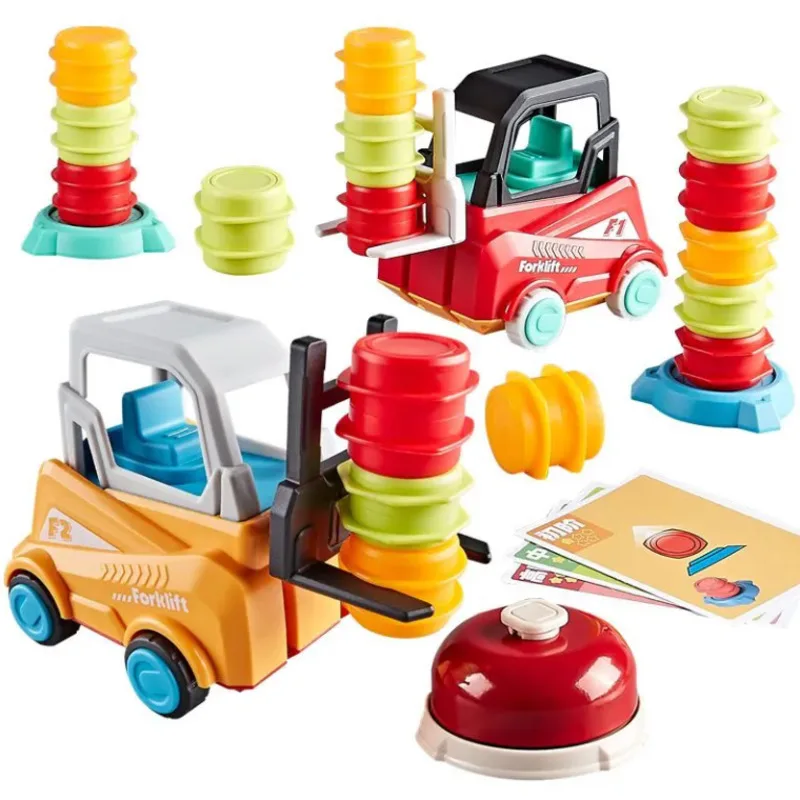 

New Crazy Forklift Training Ability To Respond To Kids Toys Interactive Board Games Early Educational Parent-child Matching Toy