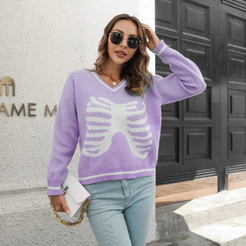 

Knitting Y2k Sweaters for Women Winter 2022 New In Cashmere Pullover Fashion Korean Long Sleeve Slim Fit Jumpers Autumn Clothing