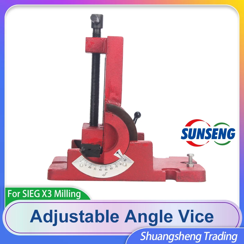 

100mm Vise/adjustable angle vise/angle vise suitable for SIEG X3 series drilling and milling machines S/N:10142