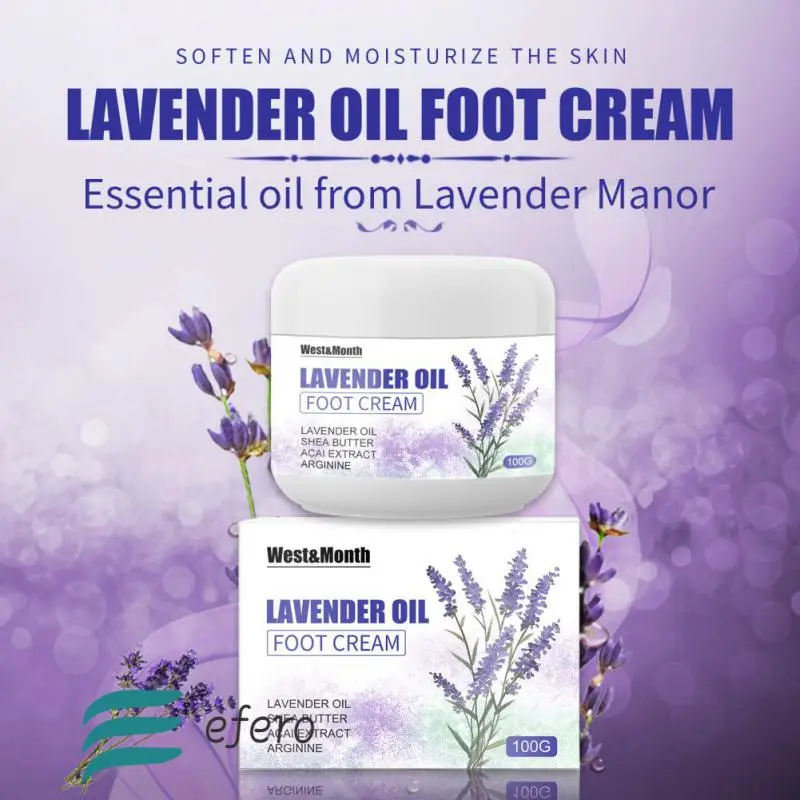 

Lavender Oil Foot Cream Mositurizing Anti Crack Dryness Chapped Heel Cracked Repair Soft Removal Callus Dead Skin Hand Feet Care