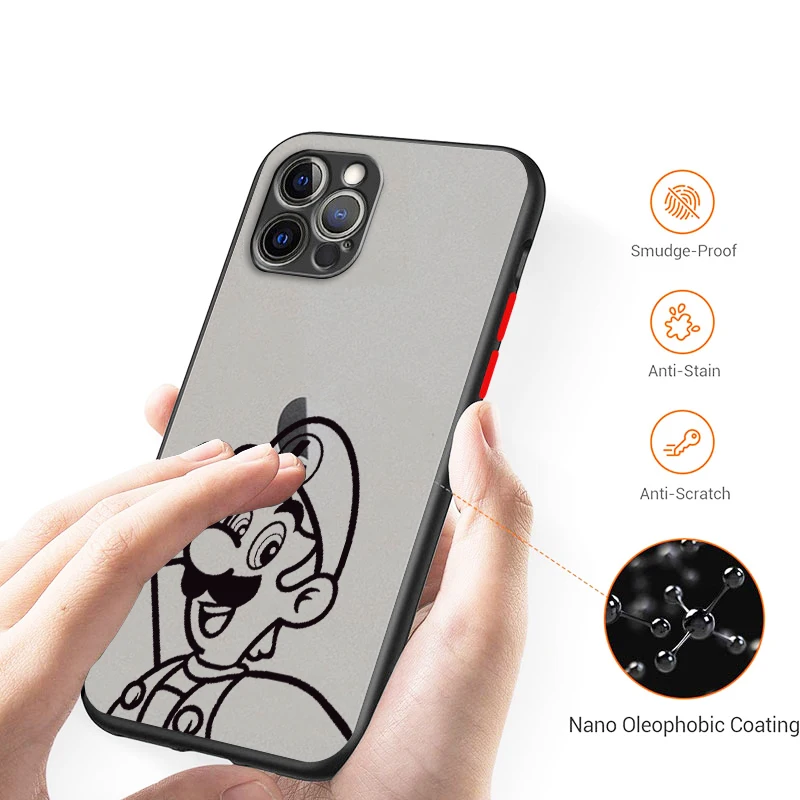 Матовый полупрозрачный чехол для Apple iPhone 16 15 14 13 12 11 XS XR X Pro Max Plus Mini