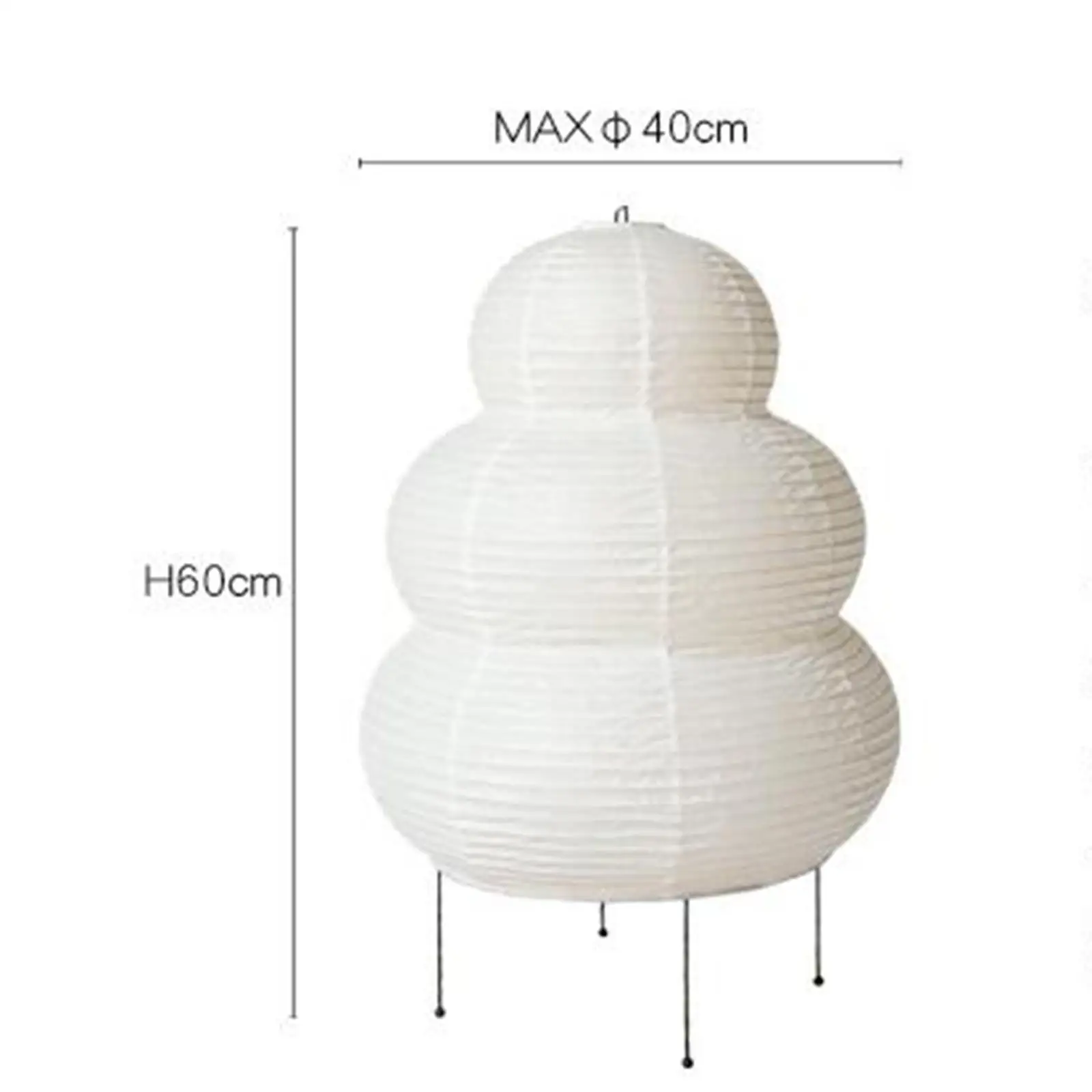 

Modern NightStand Desk Lamp Unassembled US Paper Shade Table Lamp Night Light for Teahouse Dresser Dorm Living Room Decor