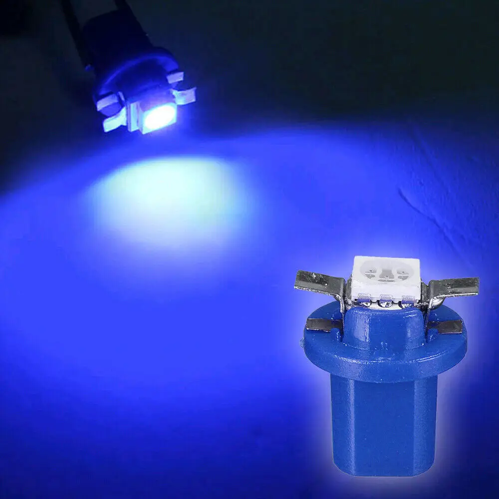 

Replacement Dashboard lights 10pcs 12v Dash Lamp T5 B8.5D 5050 SMD Car