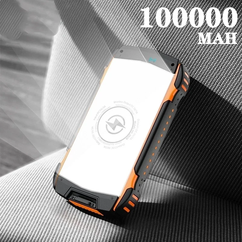 

Внешний аккумулятор XIAOMI на солнечной батарее, 100000 мАч