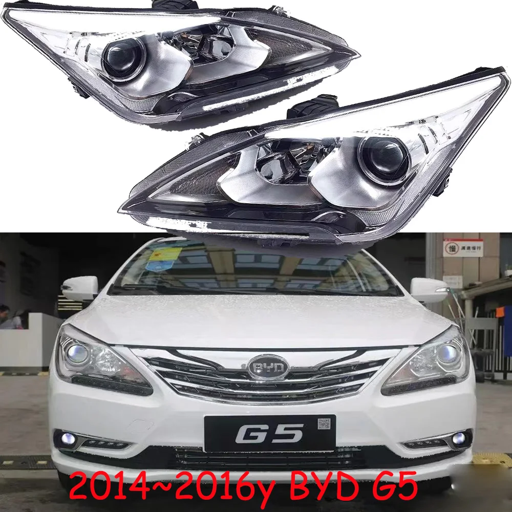 1 шт. автомобильный передний фонарь для BYD G5 дневные фары 2014 ~ 2016y автомобильные