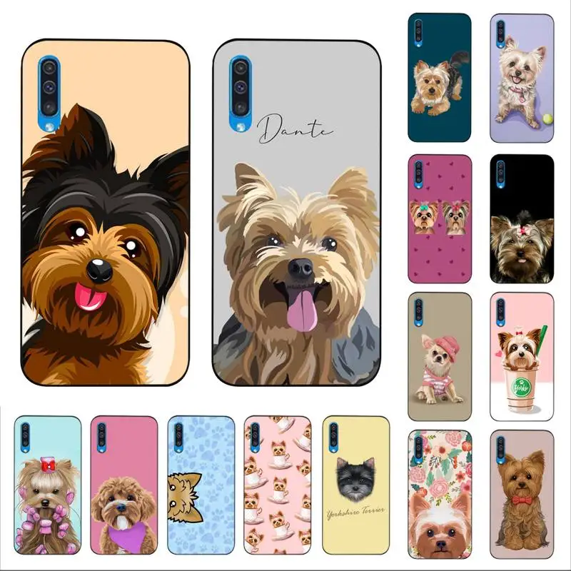

MaiYaCa York shire Terrier dog Phone Case for Samsung A51 01 50 71 21S 70 10 31 40 30 20E 11 A7 2018