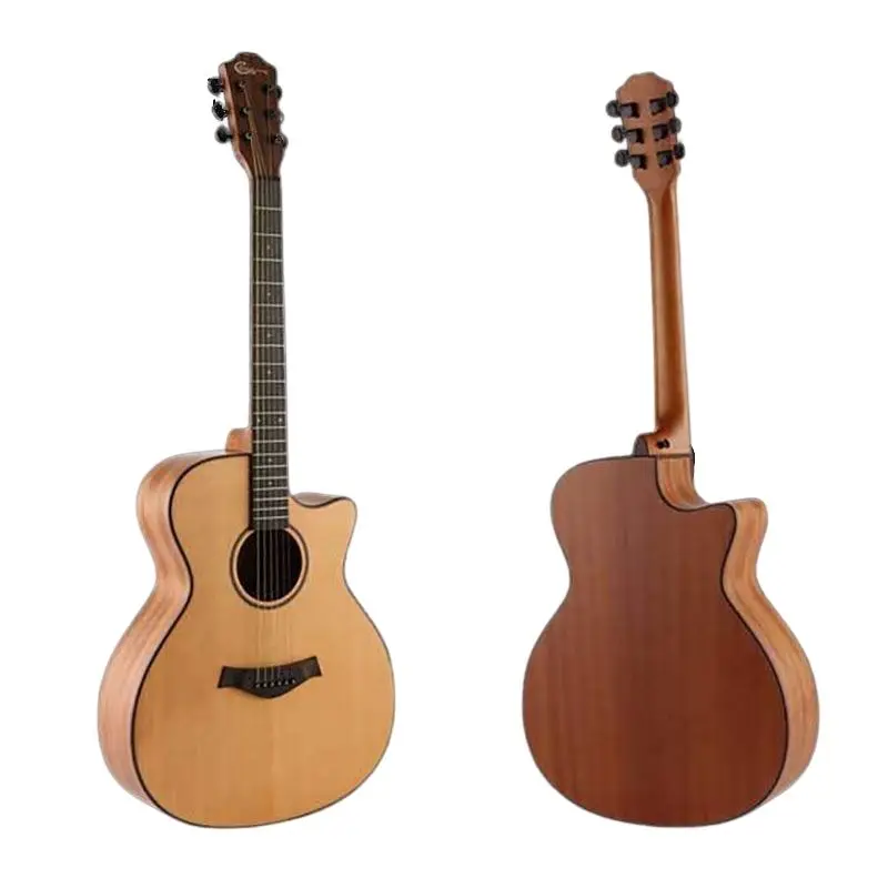 

40/41 дюймовая Бесшумная профессиональная фольклорная гитара для путешествий, Классический гитарный инструмент, Классическая гитара для нач...
