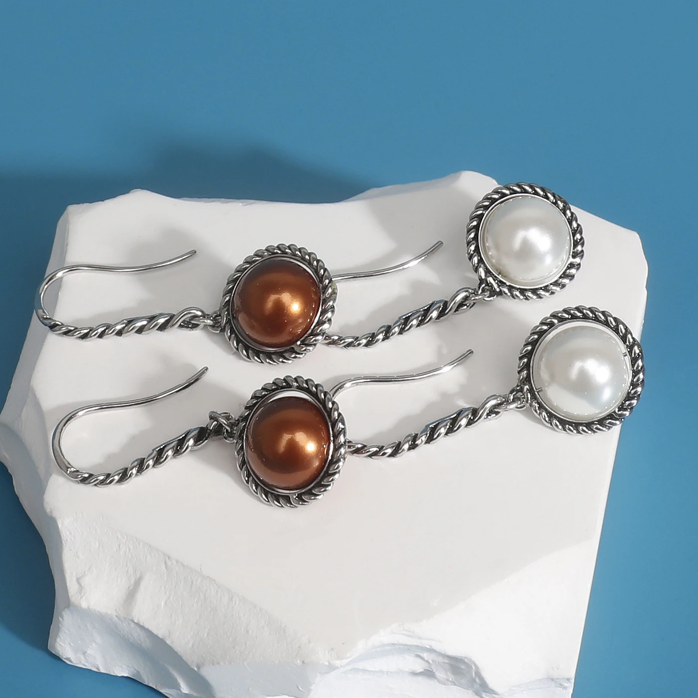 Индивидуальные Подвесные серьги David сферические квадратные ушные крючки модная