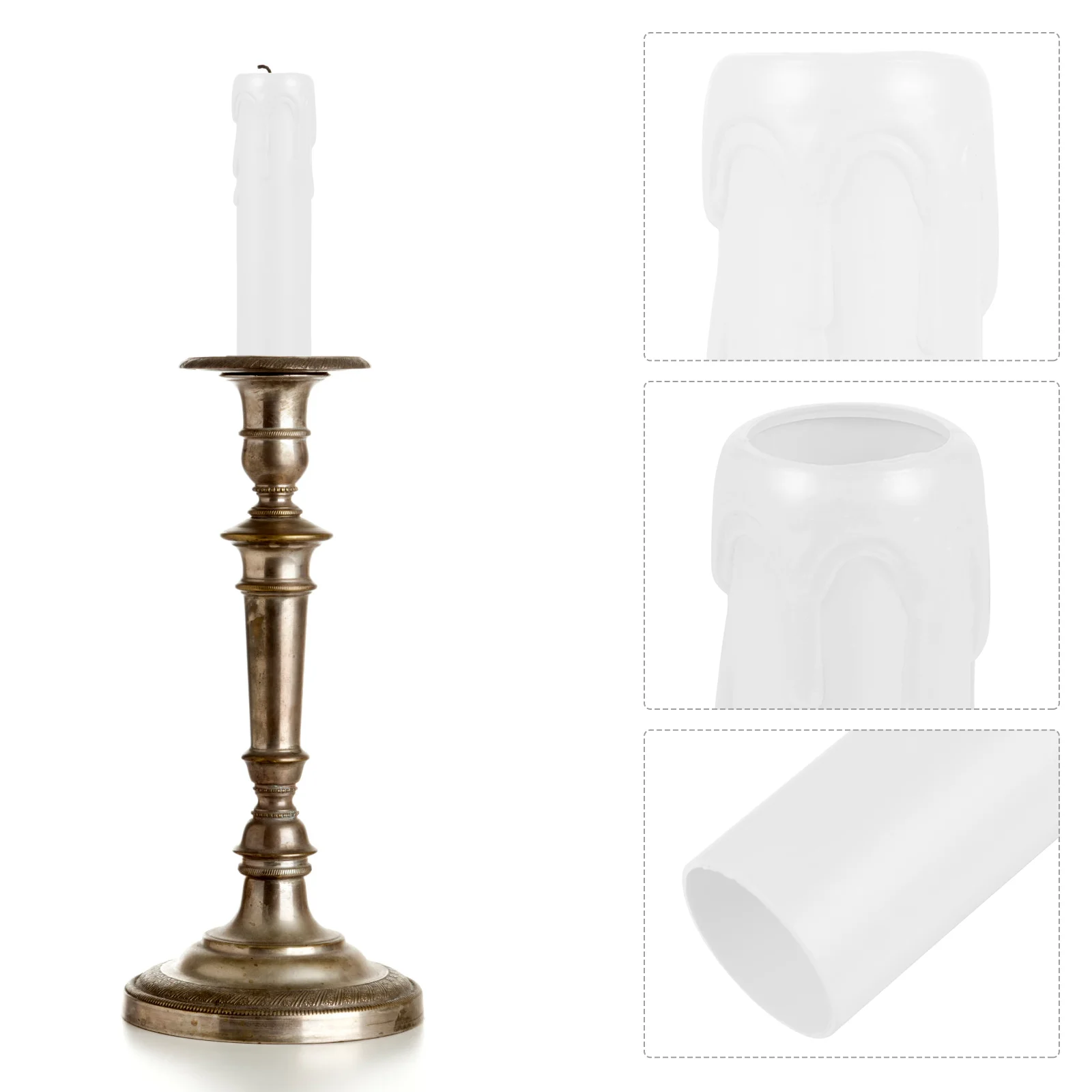 

Chandelier Socket Covers Cover Base Sleeves Lamp Bulb Candelabrasleeveholders Chandeliers Lightweight Parts Repair Light Kit