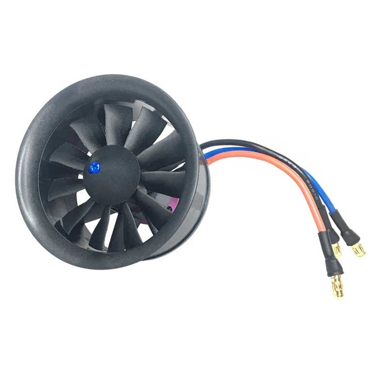 

EDF 50mm 4900KV 3S 11 Blades RC Fan Propeller with Brushless Motor for RC JET Airplane Drone Model Spare Parts