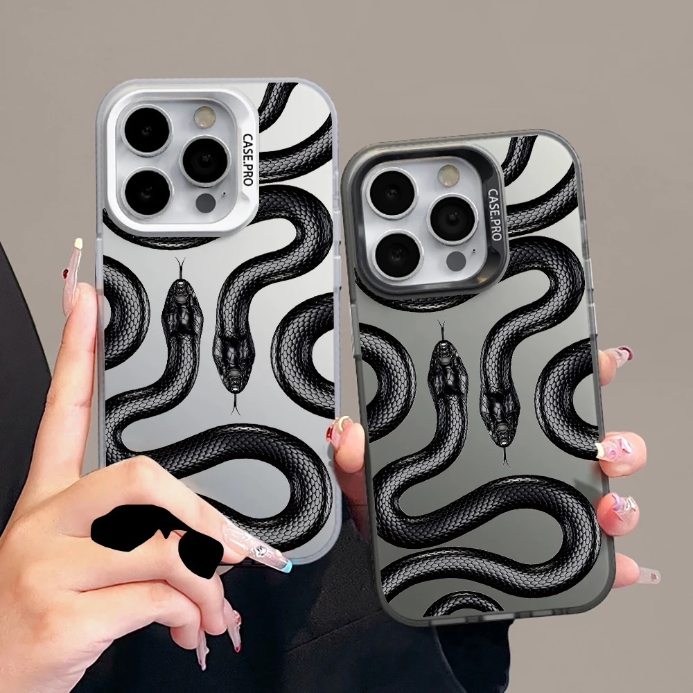 Чехол Dark Aesthetic Coiled Snake Minimal для Samsung Galaxy S26 S25 S24 S23 Ultra S22 Plus S21 FE A56 A55 A54 A53 A36 A34 A33 (art.: 3920d8e4ffbec) - 3920d8e4ffbec
