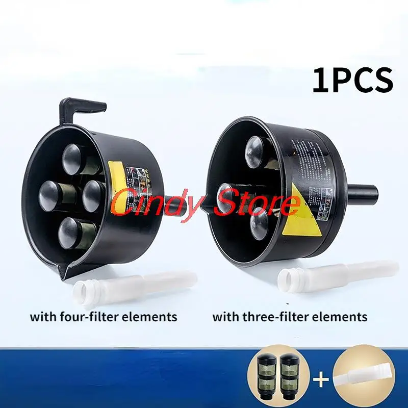 

1PC funnel type oil and water separator with three/four filter elements diesel gasoline nylon encrypted funnel oiler fuel filter