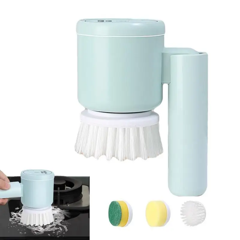 

Handheld Electric Scrubber Cordless Rechargeable Electric Spin Scrubber Electric Spin Scrubber For Cleaning