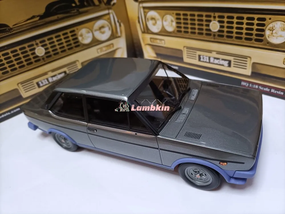 Laudoracing 1/18 для Fiat 131 2000 TC Металлик Серый гоночный выпуск модель спортивного