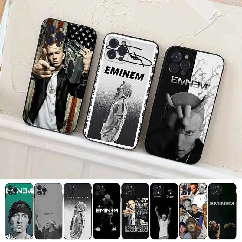 

Hop Rapper Eminem rap Phone Case For iPhone 14 11 12 13 Mini Pro XS Max Cover 6 7 8 Plus X XR SE 2020 Funda Shell