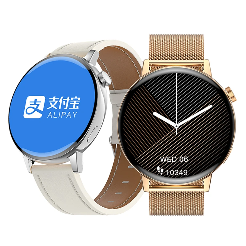 

GT3 Mini Smartwatch BluetoothCall 1.32In NFC Wireless Charger Menstrual Cycle Monitoring IP68 Waterproof For Women Smartwatch