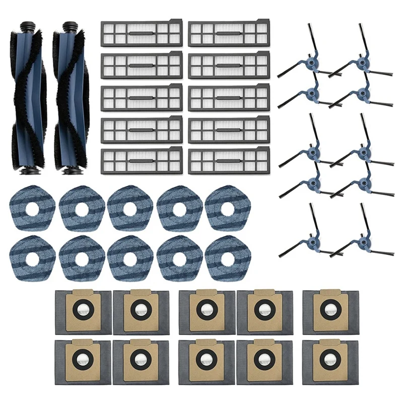 Сменные детали для Eufy X10 Pro Omni аксессуары роликовая боковая щетка фильтры Швабра