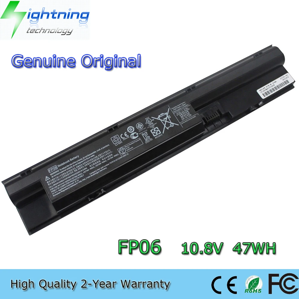 Новый оригинальный аккумулятор FP06 для ноутбука HP ProBook 10 8 440 445 450 455 G0 G1 FP06XL HSTNN-W92C FP09