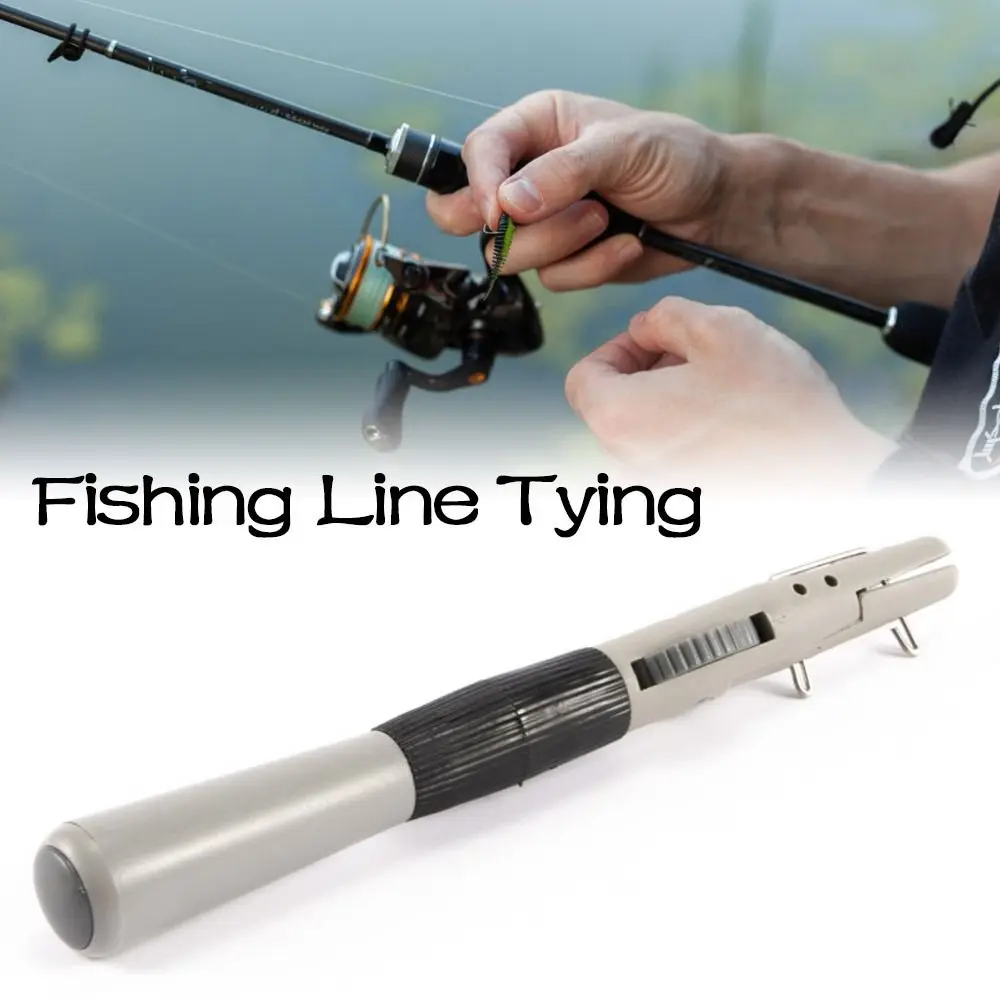 

Semi Automatic Fishing Line Tying 2023 Manual pen Knotter Outdoor Sports High Quality Tier Binding fishing