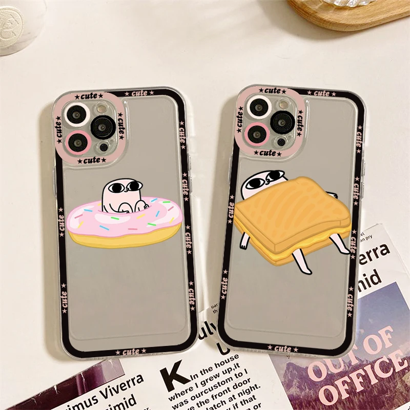 

Pink Cartoon Funny big eyes ketnipz Phone Case for iPhone 11 12 13 Mini Pro Max 14 Pro Max Case shell
