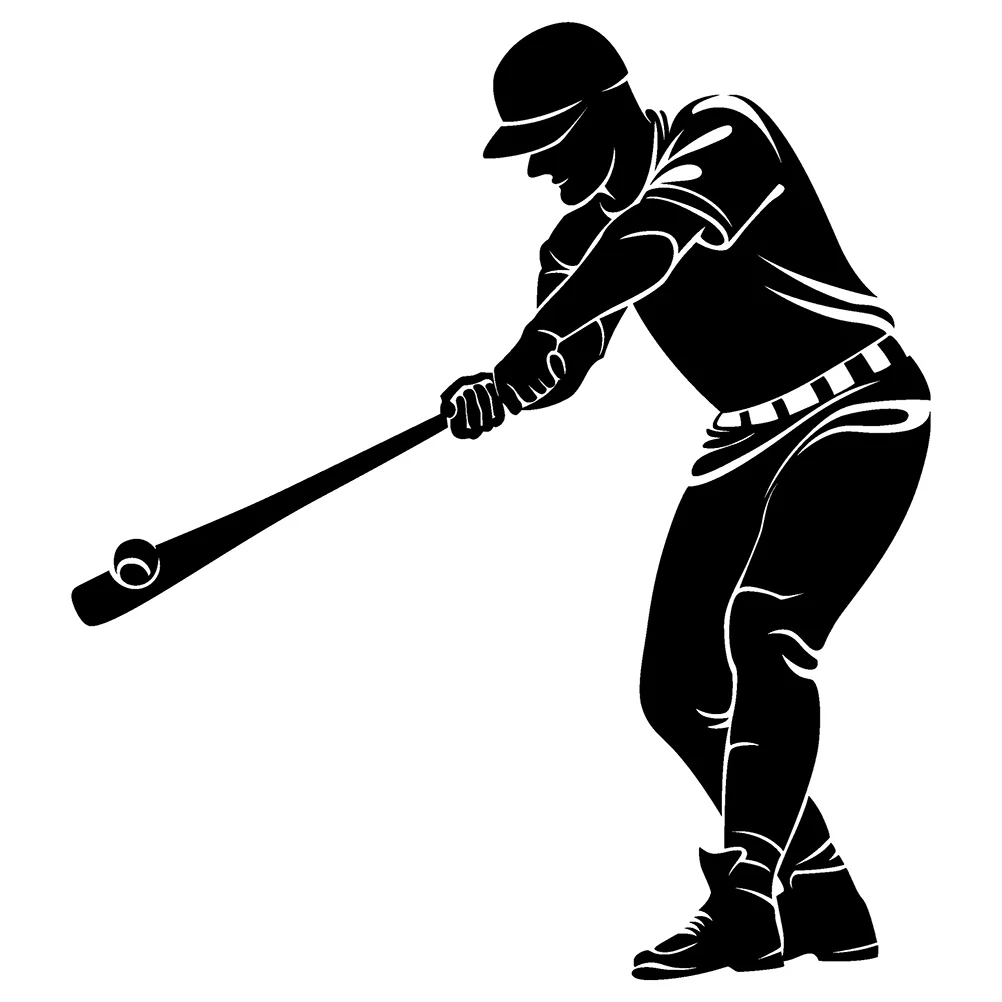 

Vinyl Removable Baseball Wall Sticker DIY Wall Decals for Hallway Living Room