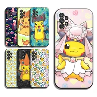 pokemon pikachu phone cases for samsung galaxy s22 s22 ultra s20 lite s20 ultra s21 s21 fe s21 plus ultra soft tpu coque