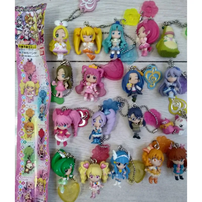 

Pretty Cure Precure Action Figure Cure Beauty Cure Rosetta Cure Mofurun Cure Heart Anime Q Version Cute Pendants