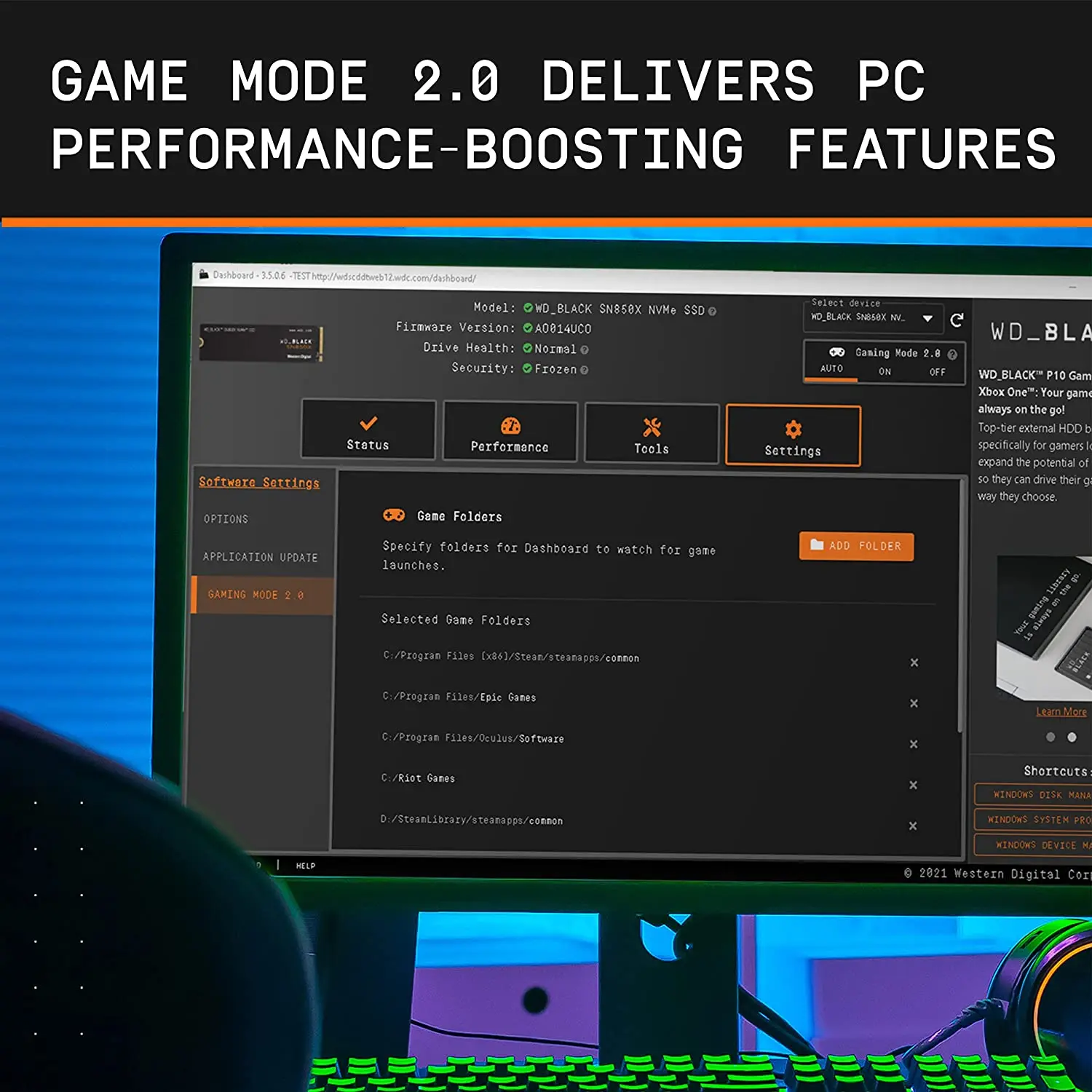Внутренний твердотельный диск Western Digital WD SN850X 1 ТБ 2 SSD NVMe M.2 2280 PCIe4.0 X4 Gen4