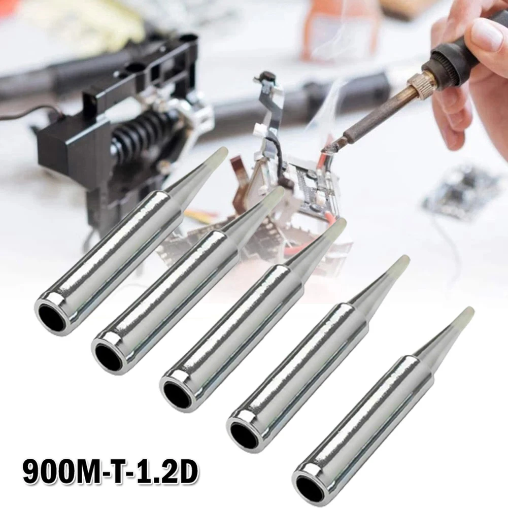 

Welding Tool Soldering Iron Tips Zinc-coated 5Pcs 900M-T-1.2D Durable Environmentally Oxygen-free 936 937 898 902