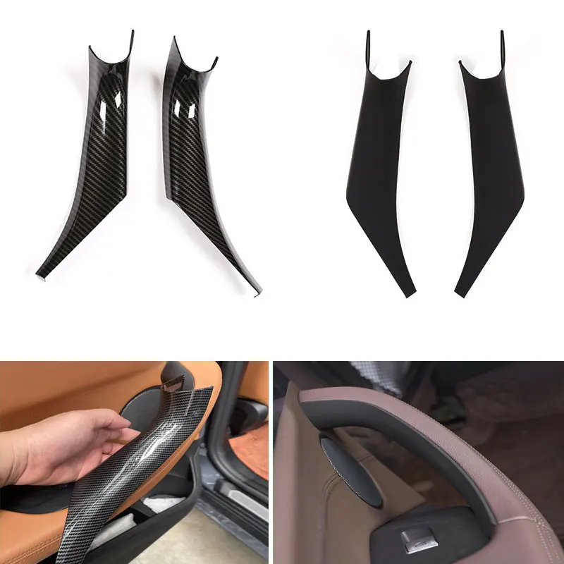 

Автомобильный Стайлинг, подлокотник для внутренней двери, панель захвата, ручка, Накладка для BMW X3 X4 G01 G02 2018 2019 2020 2021