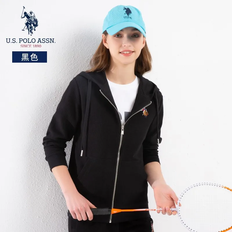 Новинка мужская и женская вафельная куртка us Polo Assn Классический Повседневный