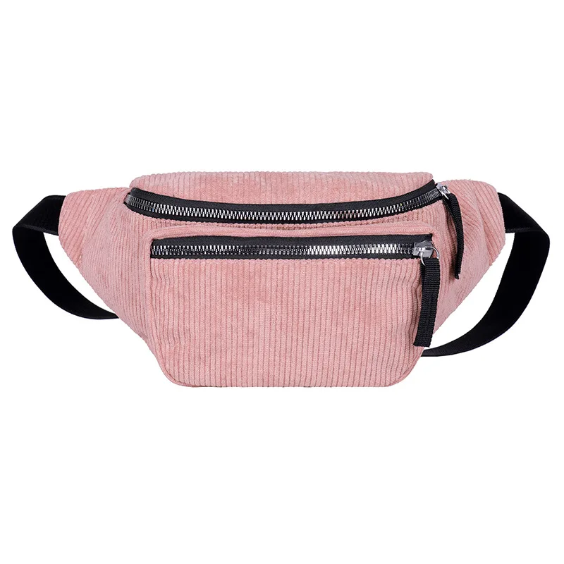 

Striped Belt Bag Sling Bag Candy Colors Fanny Pack Chest Bag for Women