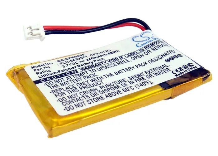 

240mAh 64399-03 64399-01 202599-03 64327-01 65358-01 653580 ED-PLN-6439901 PLN-6439901 Battery for Plantronics Savi W710 64327-0