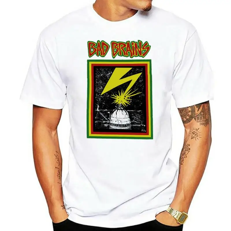 BAD BRAINS - ФУТБОЛКА Capitol S-M-L-XL-2XL Новые официальные товарыDirect Товары