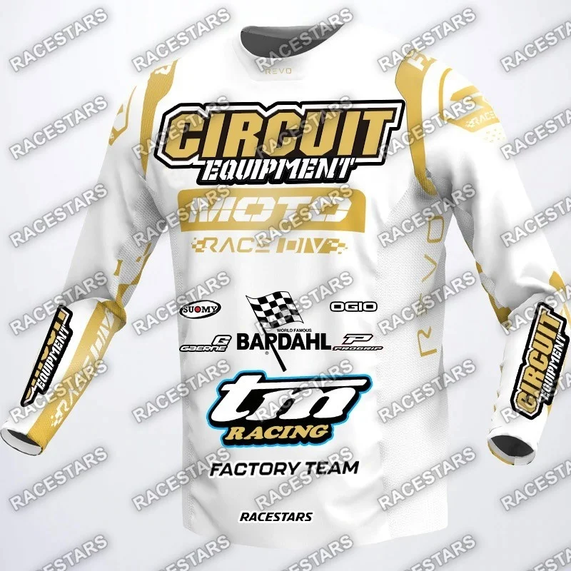 

TM RACING 2023 Motorcycle Motocross Moto Enduro Downhill Jersey Sportwear MTB Dirt Bike Shirt Offroad Cycling Clothing Dirt Bike