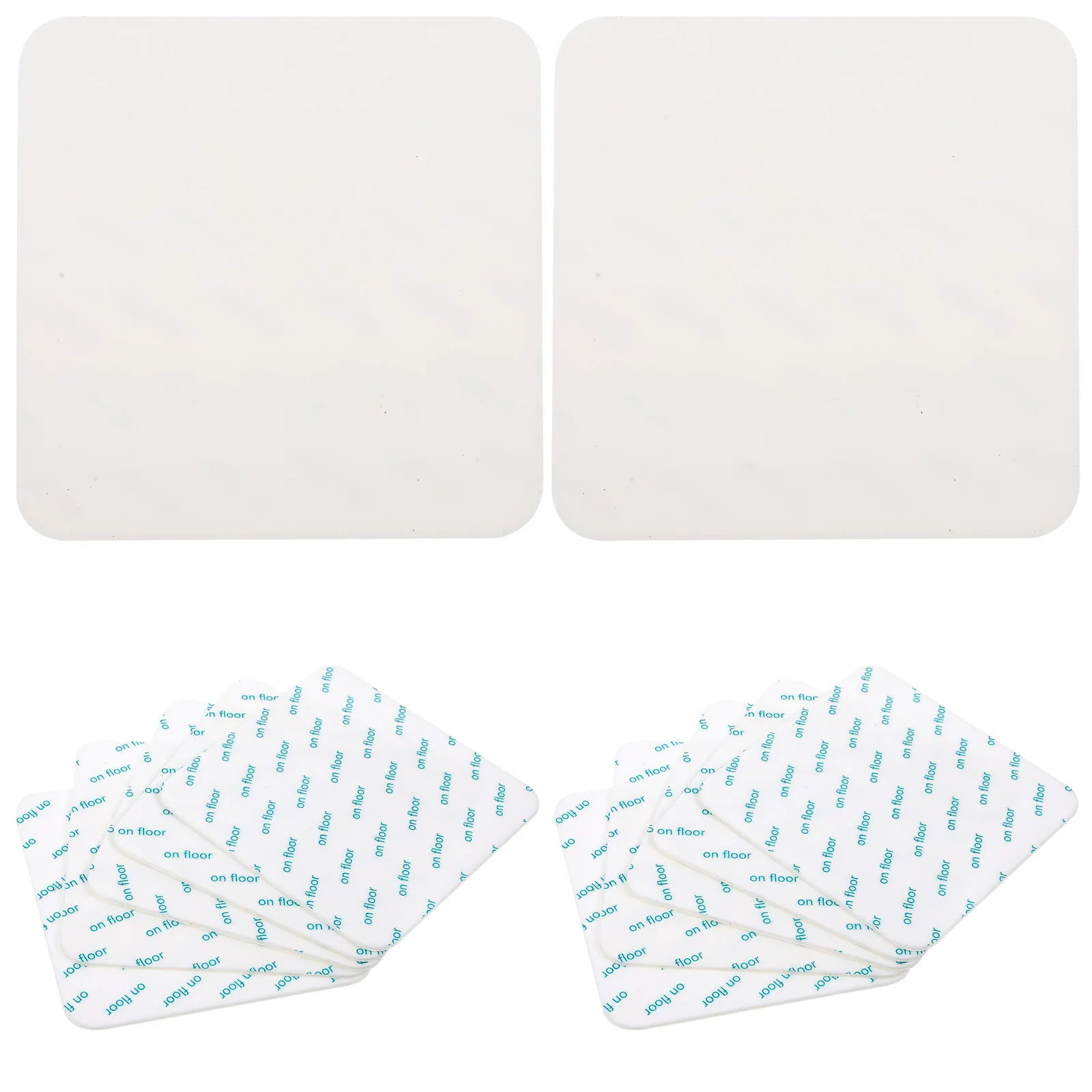 

8/12pcs Rug Non-slip Stickers Rug Carpet Mat Decals Anti Curling Carpet Gripper