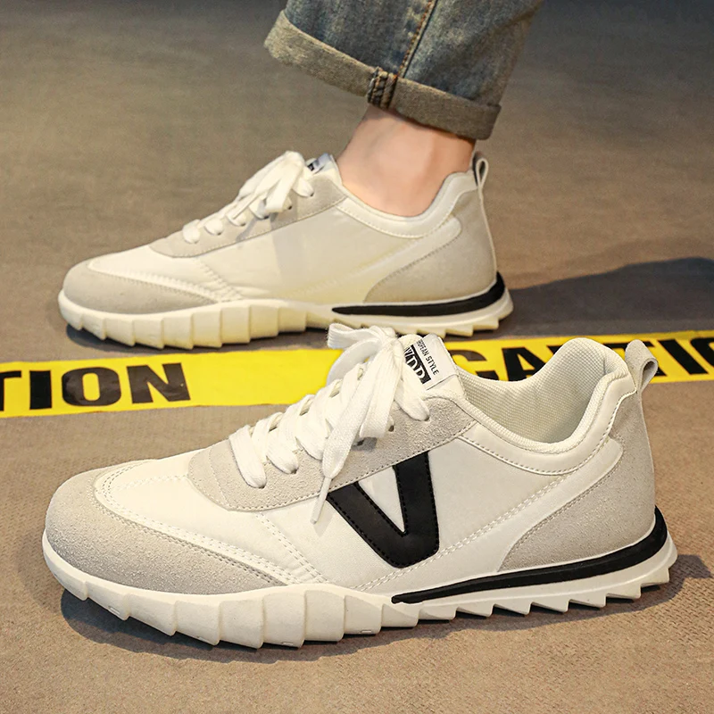 

Кроссовки мужские теннисные, Вулканизированная подошва, кружевные, спортивные, для скейтборда, прогулок, удобная повседневная обувь, 2023