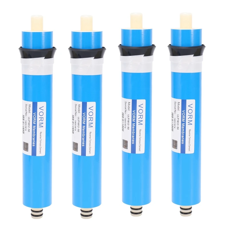 

4Pcs ULP1812-50 Residential Water Filter 50 Gpd RO Membrane NSF Used For Reverse Osmosis System