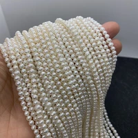 aagrade exquisite high quality natural freshwater cultured pearl 100pearl round shape diy bracelet necklace accessory 15 inches