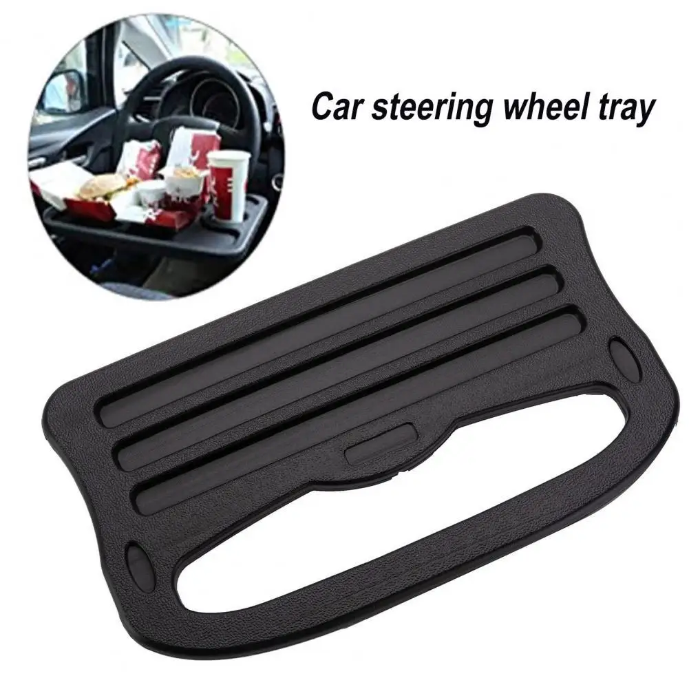 

Car Seat Table Practical PP Convenient Car Laptop Computer Desk for Truck Steering Wheel Tray Car Laptop Desk