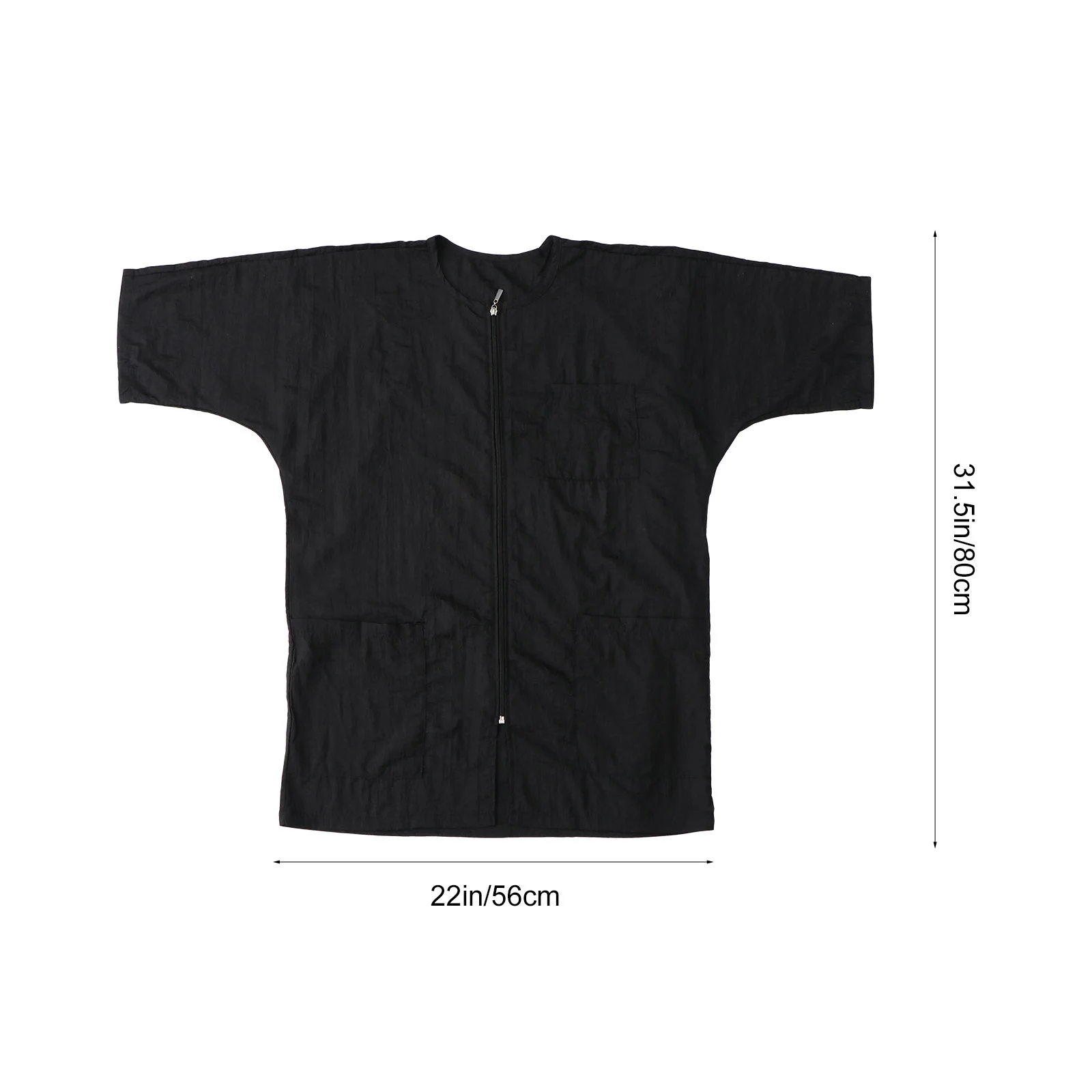 

1 шт., профессиональные фартуки для парикмахеров с коротким рукавом, на молнии