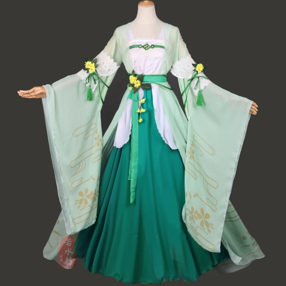 

Game Ni Shui Han Cosplay Costume Chun Liu Chui Luo Hanfu Dress Stage Performance or Cosplay Costume Halloween Outfit For Women