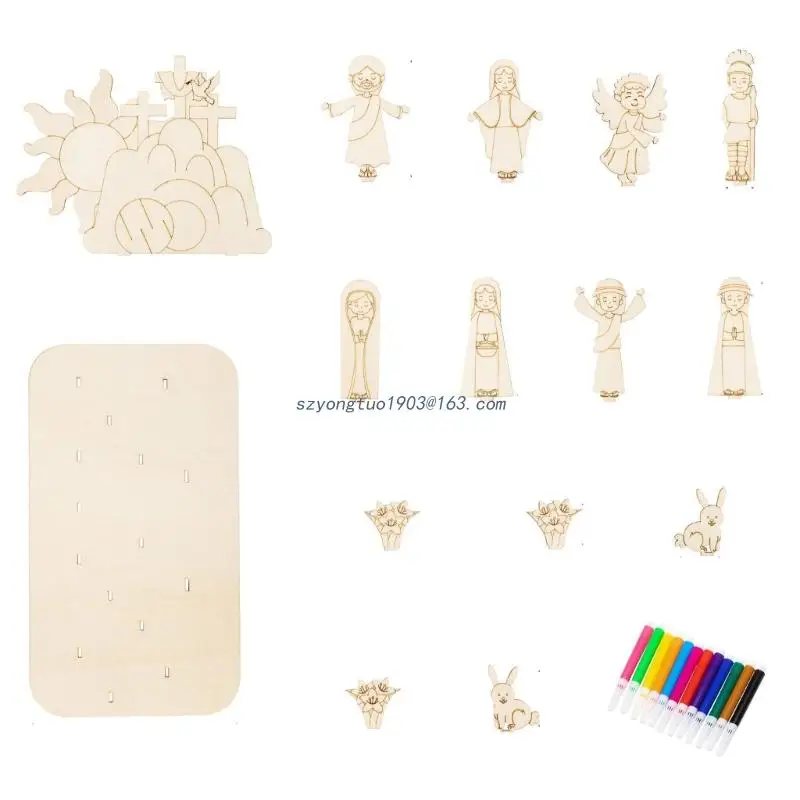 

Пасхальная роспись граффити ручная работа картина Иисуса студенческое украшение ручной работы