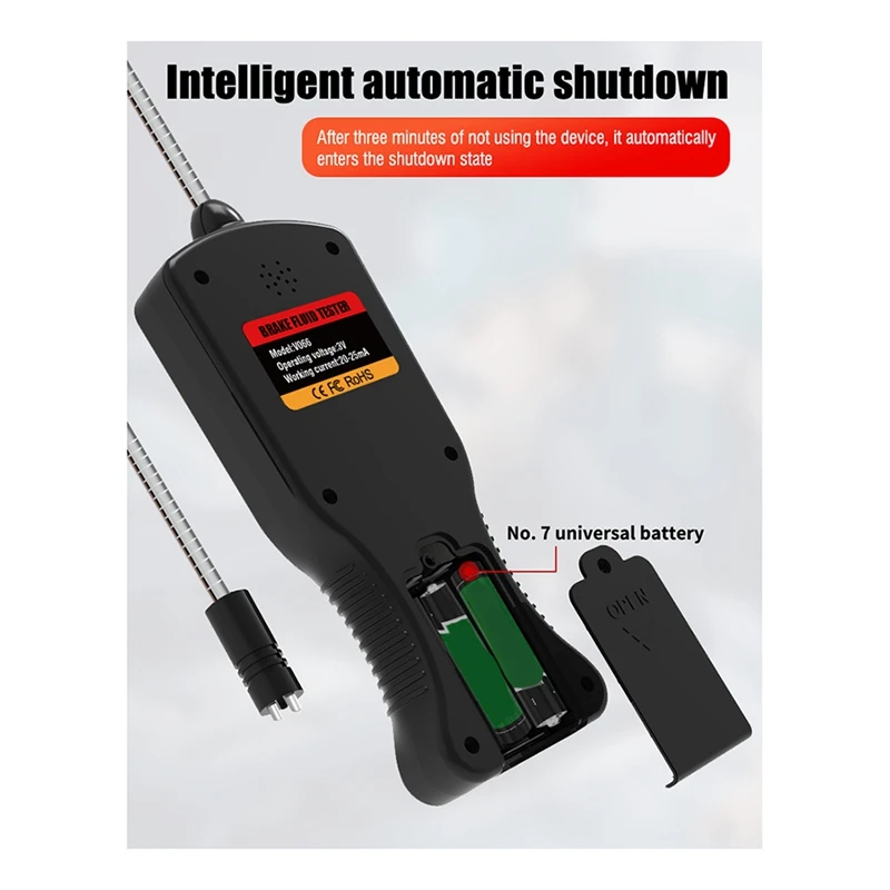 V066 обнаружитель тормозного масла Диагностика автомобильного тестер влажности