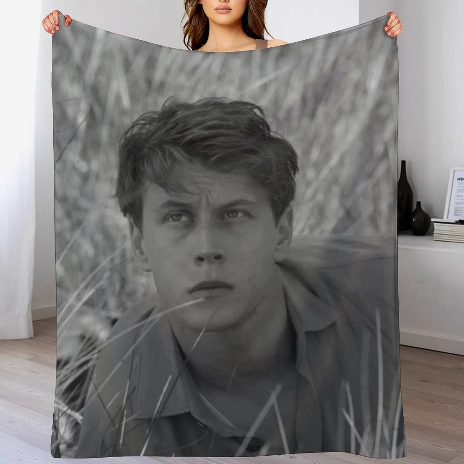 Черно-белое одеяло Джорджа Маккея зимние кровати милые модные одеяла для ретро