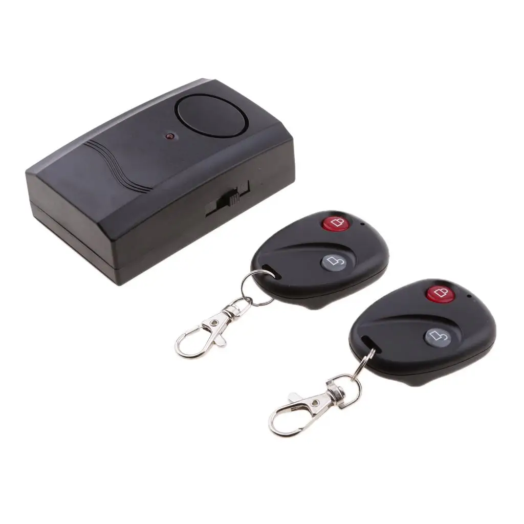 

Vibration Alarm System Anti with Remote Control for Bike/Motorcycle/Vehicle Door and Window, 120db Loud