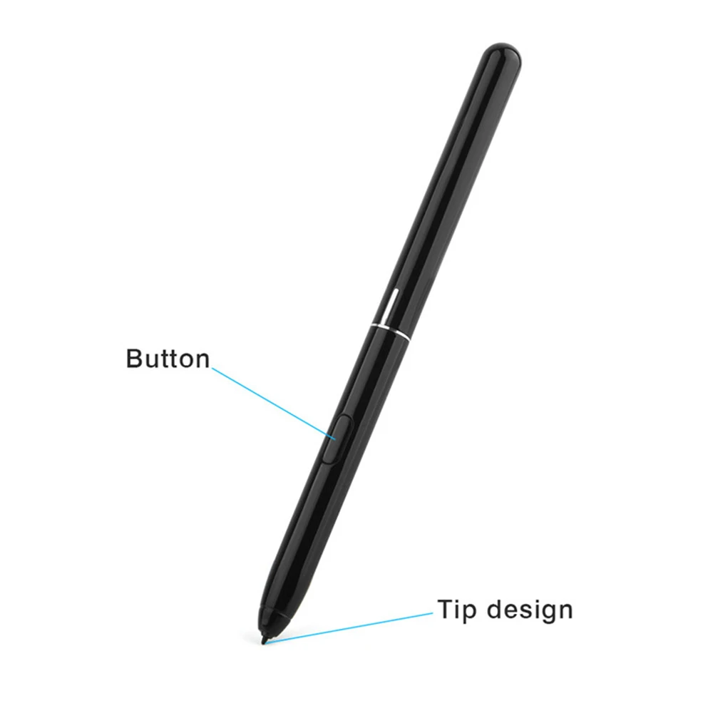 

Touch Screen Pen for Samsung Galaxy Tab S4 10.5 2018 SM-T830 SM-T835 T830 Stylus Button Pencil Writing Black White