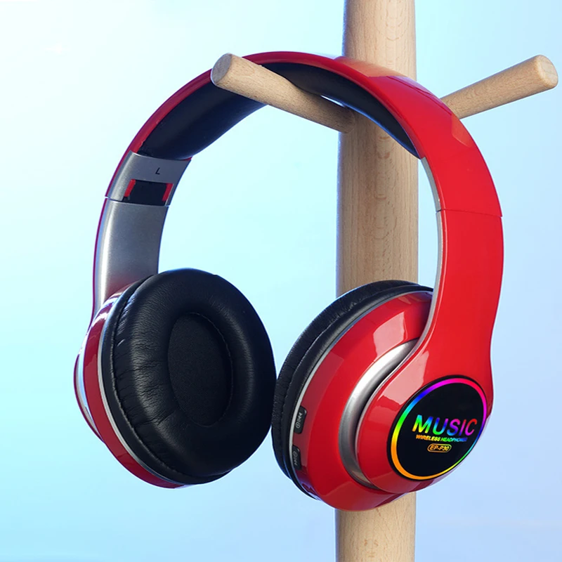 Музыкальные наушники беспроводные Bluetooth-наушники со светодиодной подсветкой