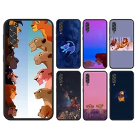 the lion king simba for samsung galaxy a90 a80 a70s a60 a50s a40 a30 a20e a10s a10e a10 a2 core black phone case capa